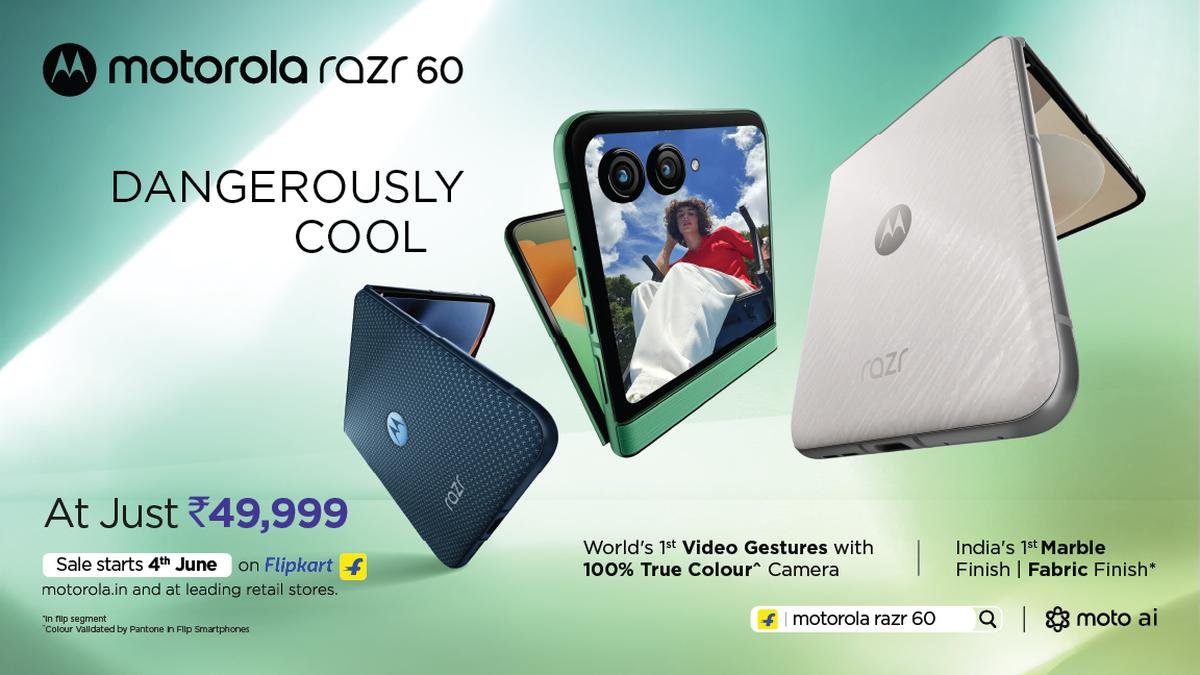 Motorola Razr 60 launched in India with Dimensity processor: Price, features and sale