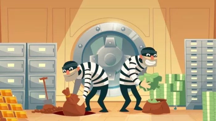 आंध्र प्रदेश की SBI बैंक में दो घंटे तक चोरी करते रहे चोर, ले उड़े 10 किलो सोना और 38 लाख रुपये