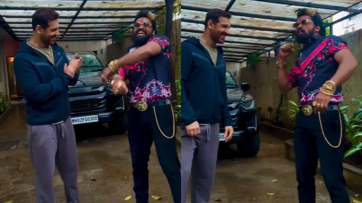 John Abraham Amazed By Fan Dressed As Pushpa, Recreating Allu Arjun’s Famous Dialogue | Video | Bollywood News