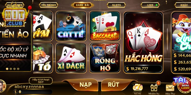 Catte Hitclub – Game Bài Online Mang Tính Giải Trí Cao 1 Catte Hitclub mang đến tính cạnh tranh cao giữa người chơi