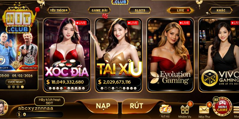 Giới thiệu Hitclub với hệ thống vận hành hiện đại