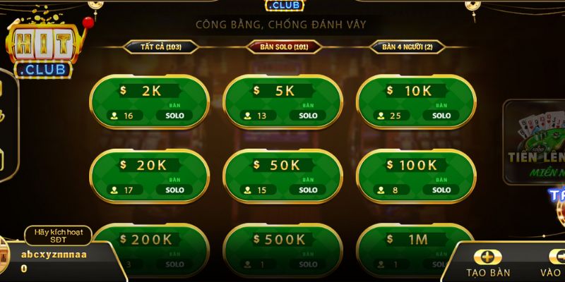 Tình huống sử dụng bộ bốn để chặn quân mạnh