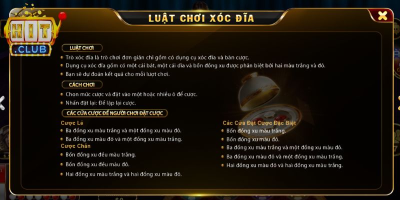 Các cửa cược cơ bản